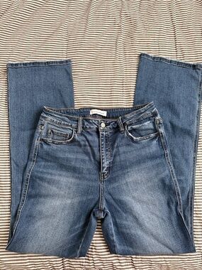 Straight-Leg Blue Women’s Jeans